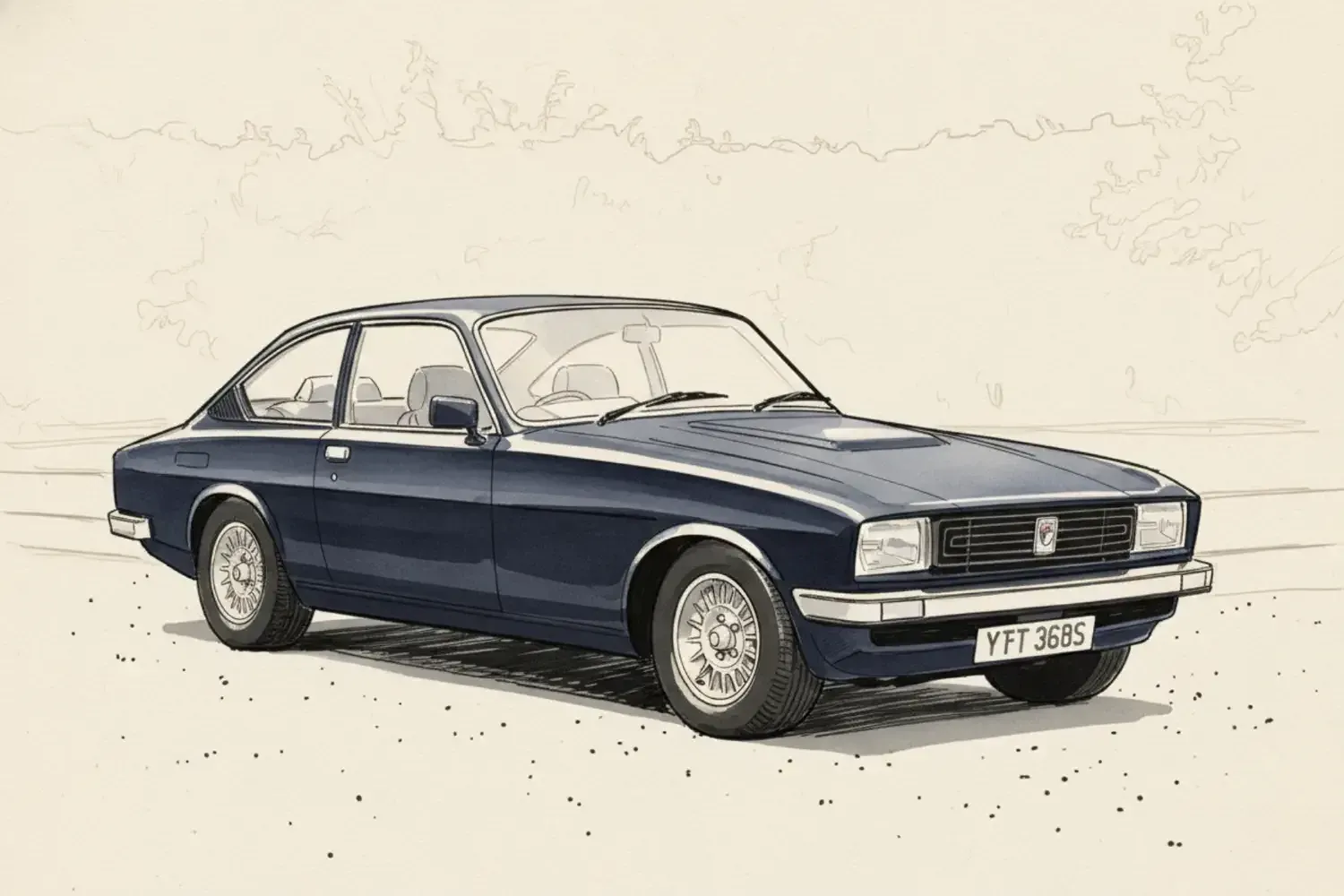 Bristol Brigand represents a prototype, the sort of pre-production car used to test new models before release.
