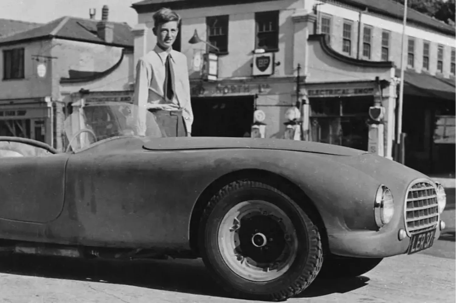 John Tojeiro with AC ACE (Image via Aceac.weebly.com)
