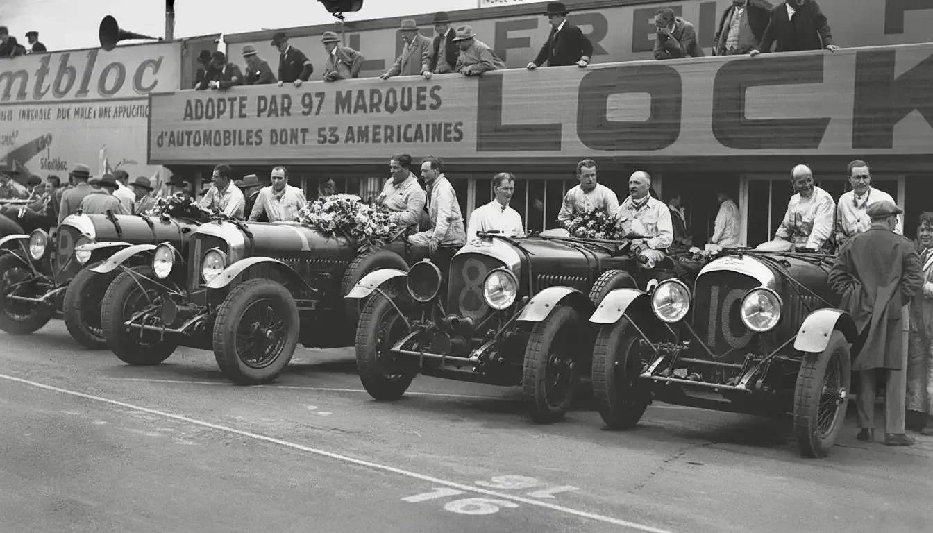 Tim Birking with Bentley Blower