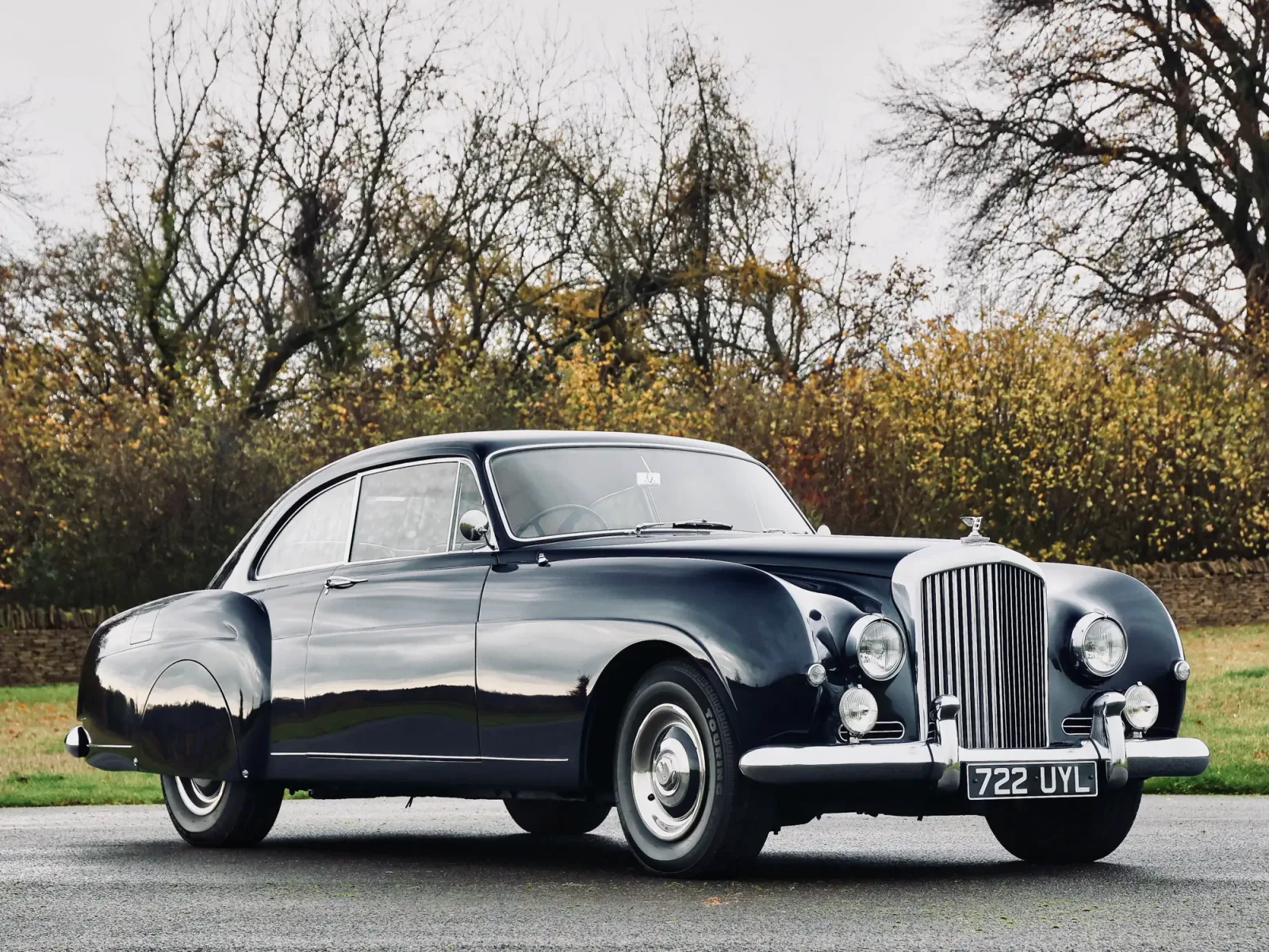 Bentleys outside Crewe factory
