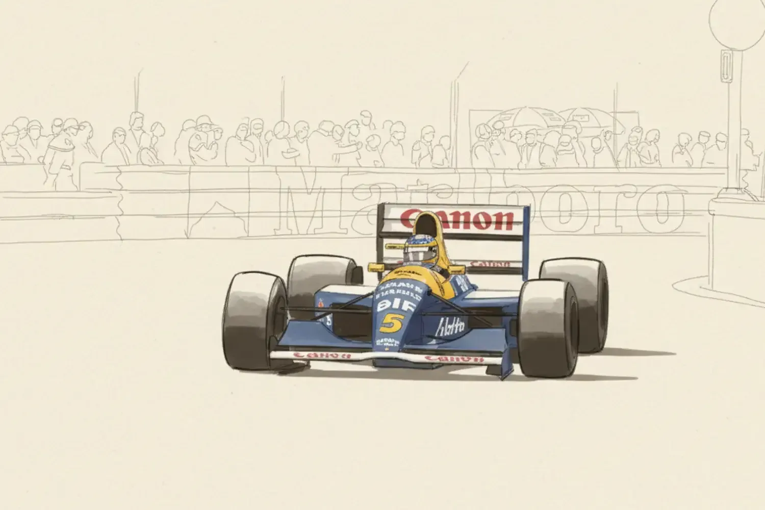 Williams FW14B came from Britain’s Motorsport Valley, the cluster of F1 workshops and suppliers that make the region the world’s racing capital.