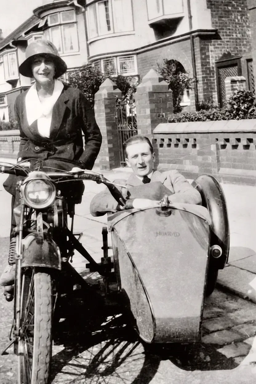 Sir and Lady Lyons, Jaguar SS1 and XJ12