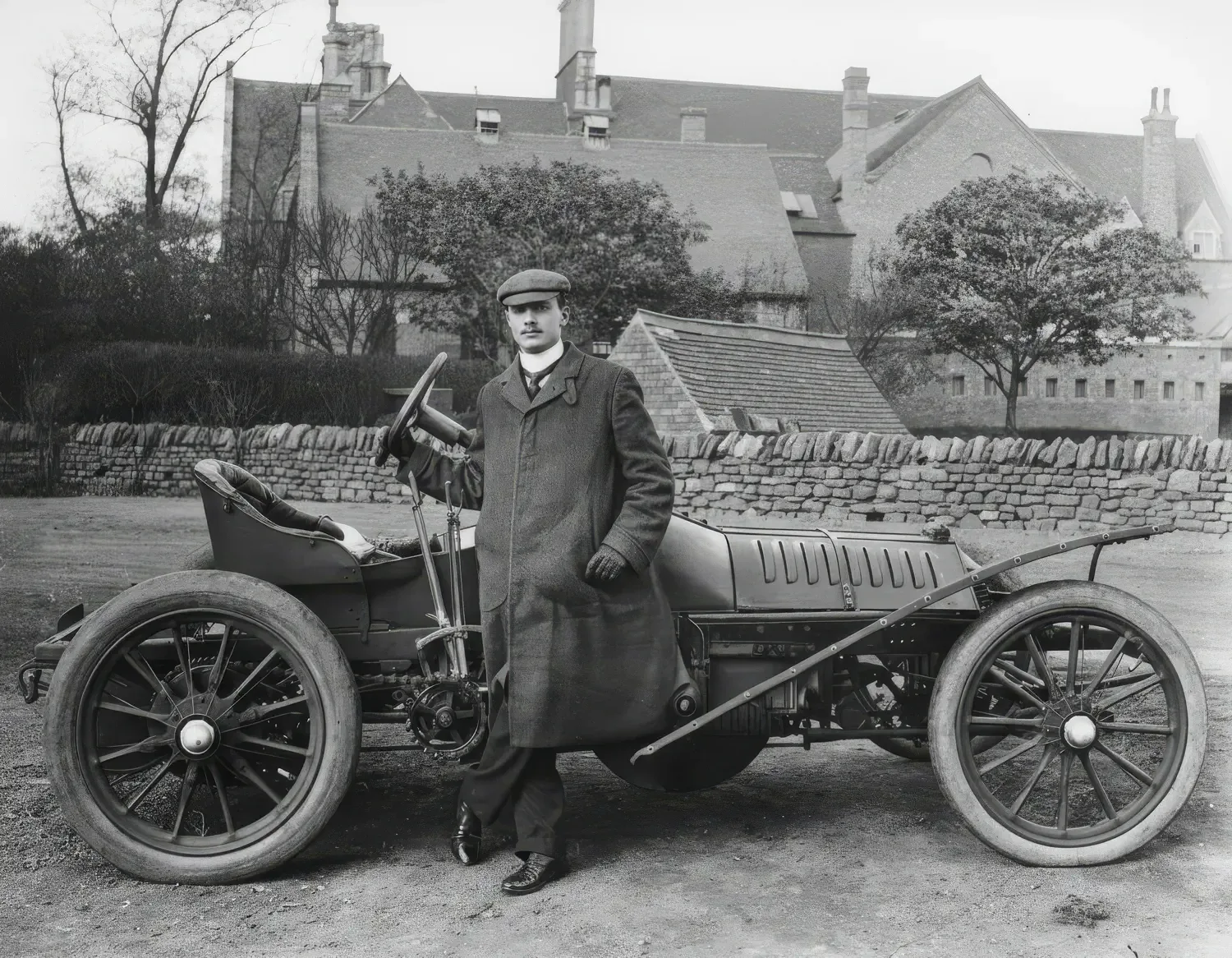 Charles Stewart Royce with Rolls-Royce 10hp