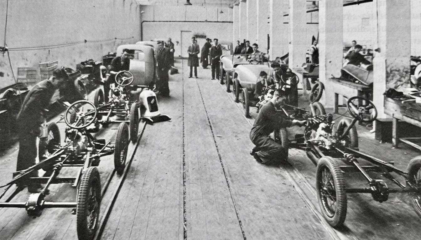 Swallow Cars assemble line