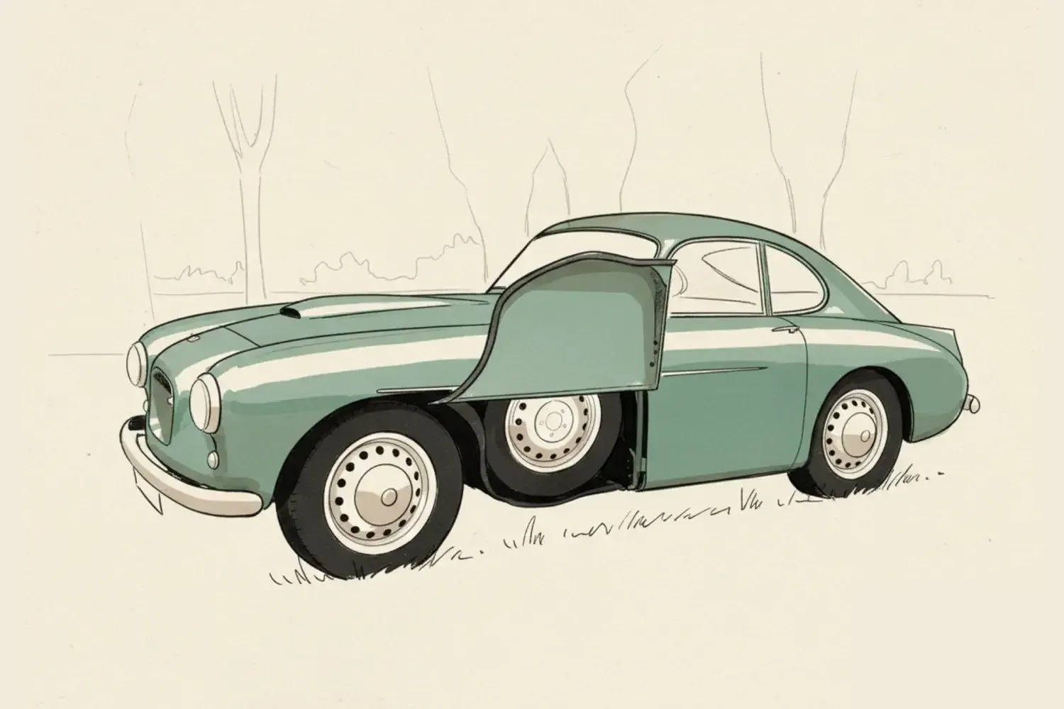 Bristol 404 is a perfect example of aircraft thinking shaping car design. It was built with the precision, materials, and obsessive logic of an aeroplane rather than a motorcar.