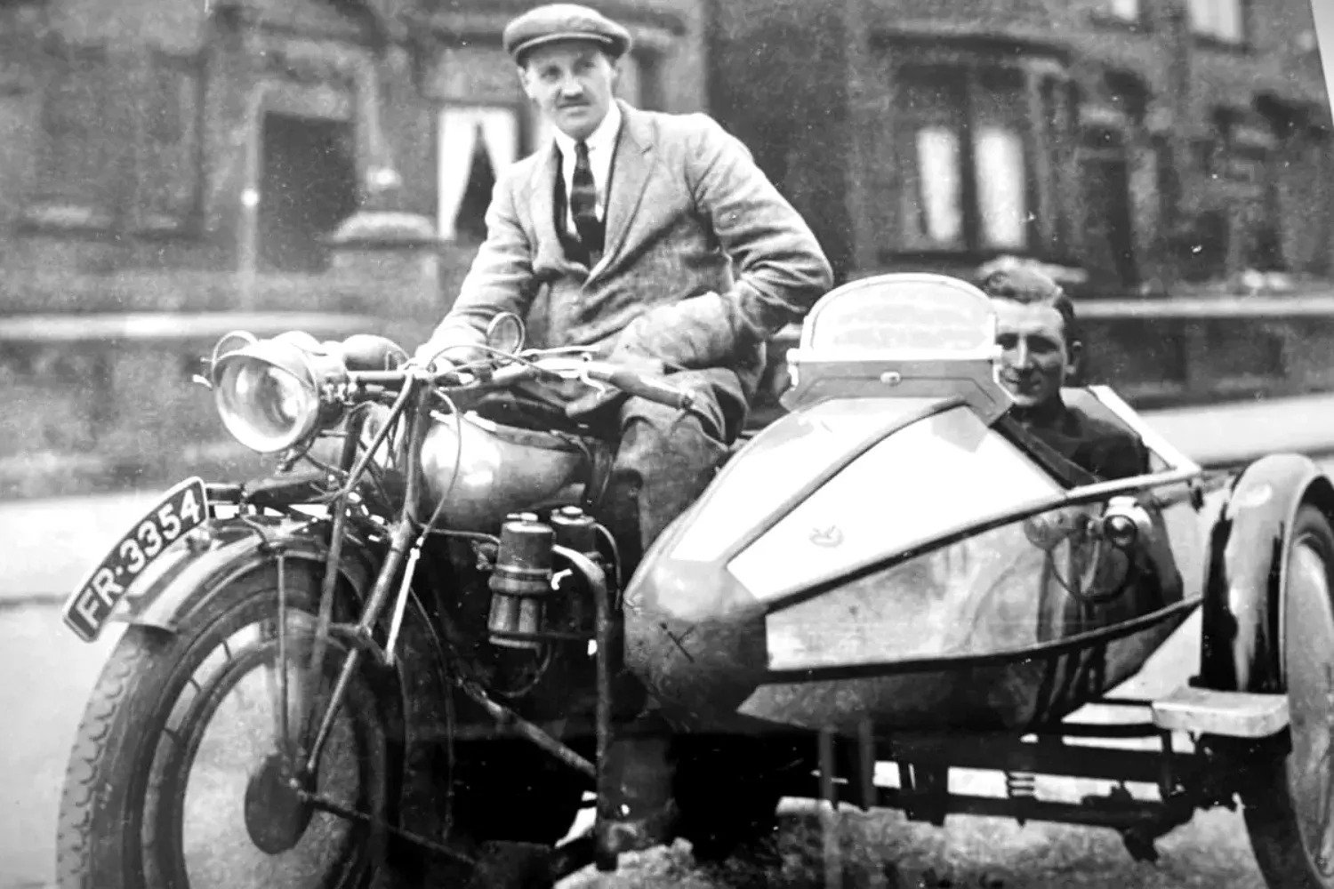 William Walmsley and William Lyons in Blackpool in 1922