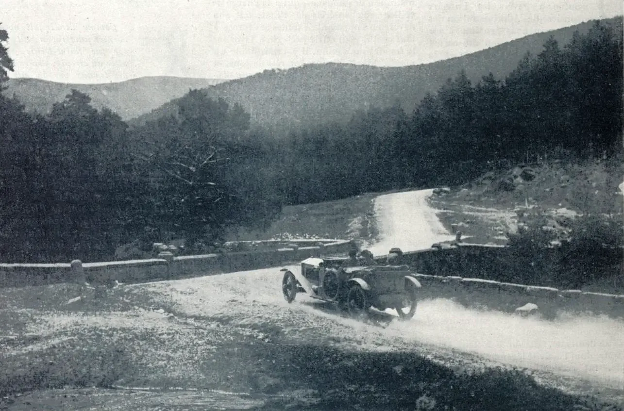 Rolls-Royce in the Guadarrama Mountains (1913)