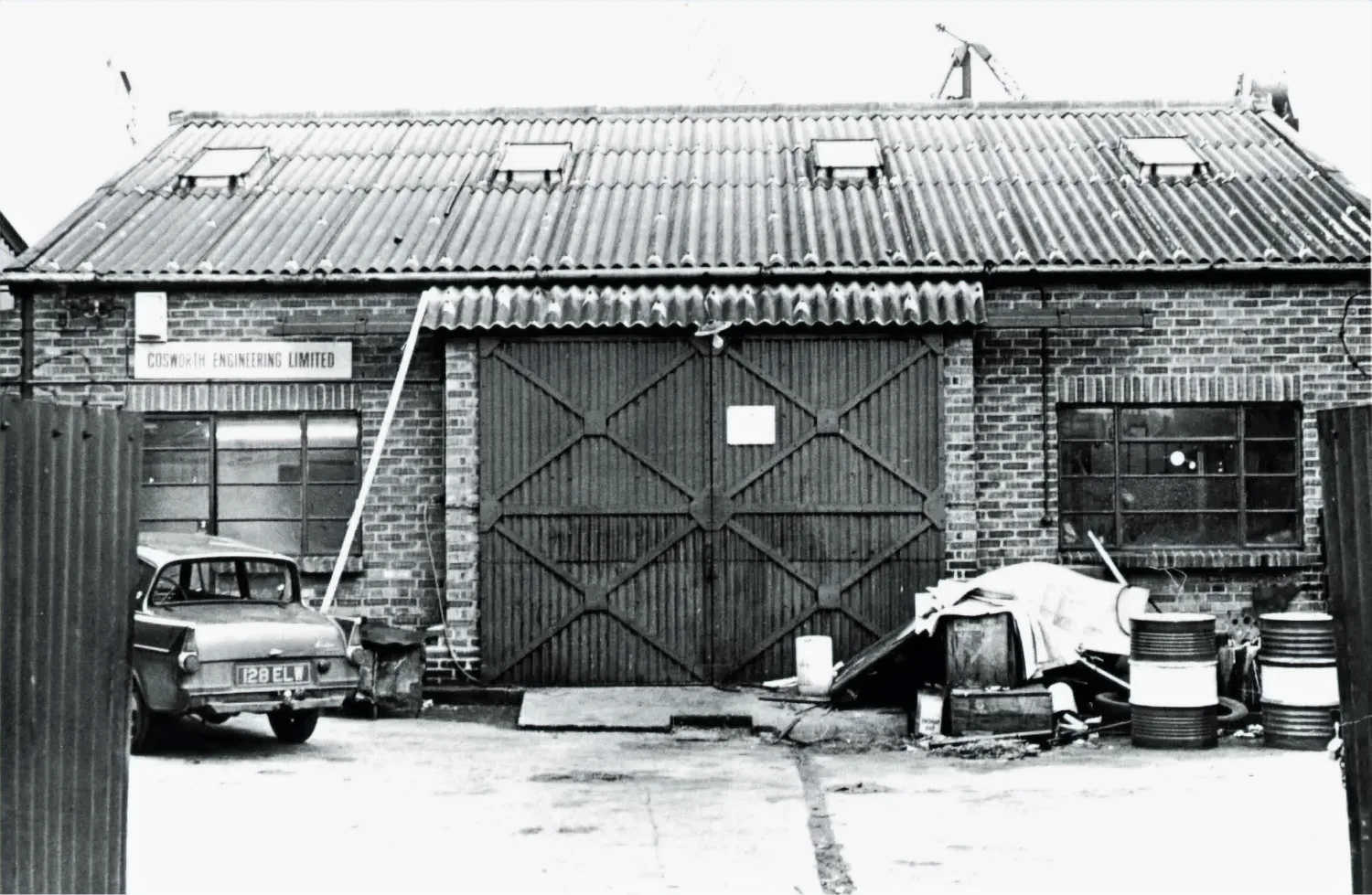 The original Cosworth Engineering Ltd. workshop