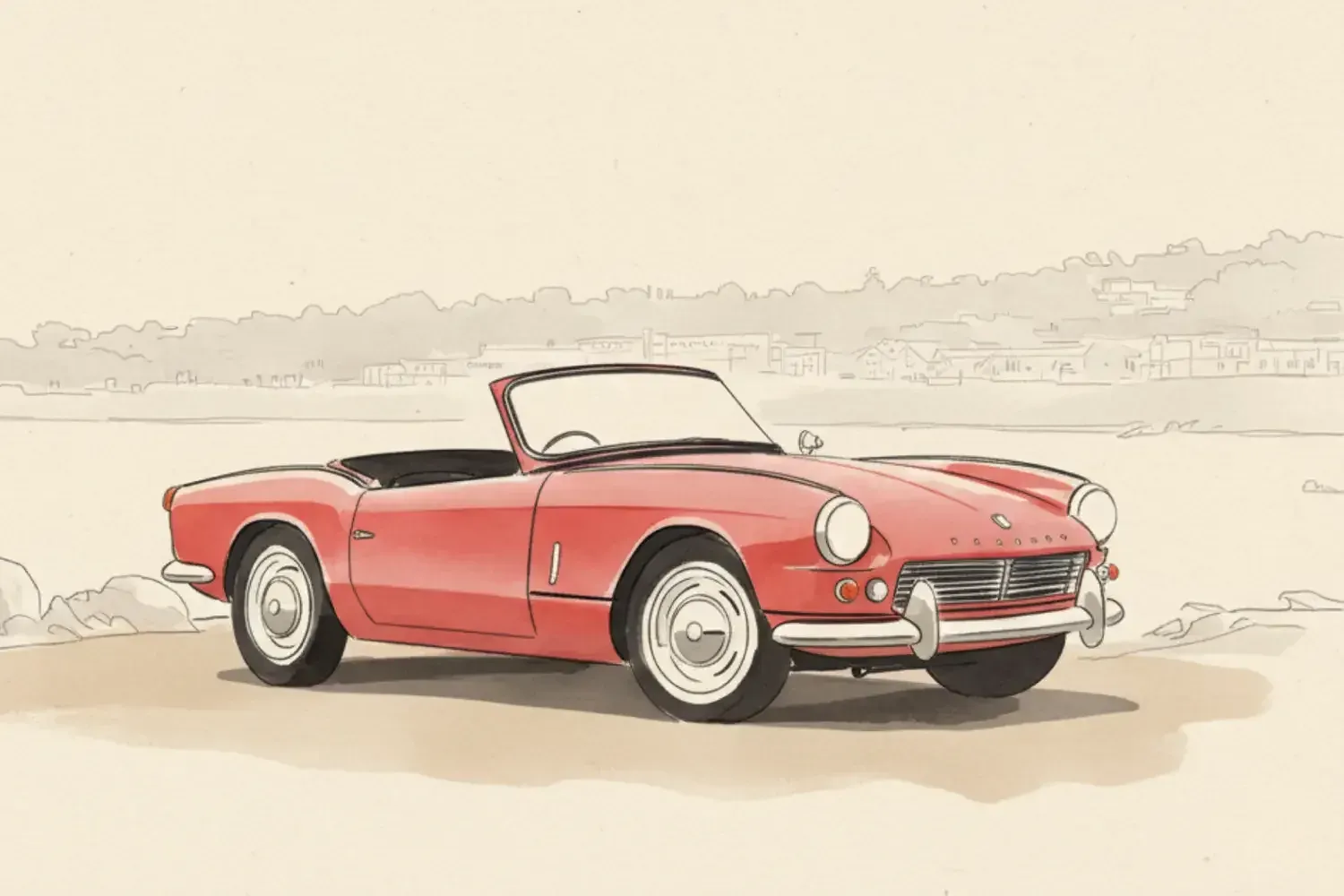 The Triumph Spitfire epitomised the British sports car formula at its purest: a simple chassis, willing engine, minimal weather protection, and the optimistic assumption that the sun might actually appear on your weekend drive.