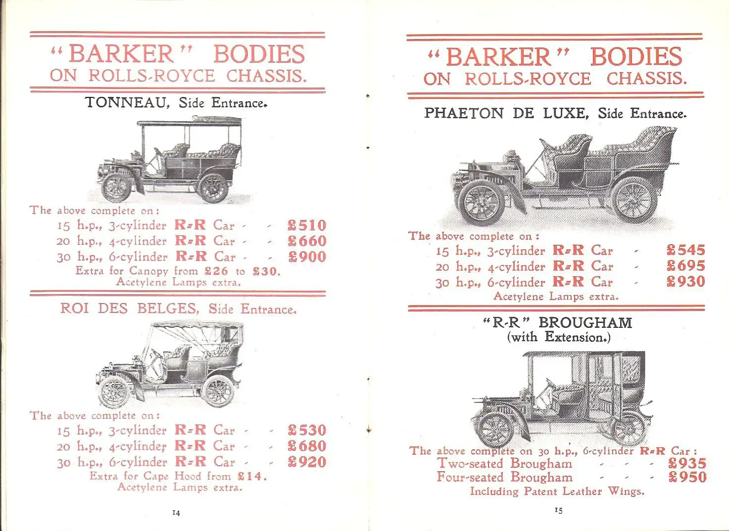 1905 Rolls-Royce Brochure